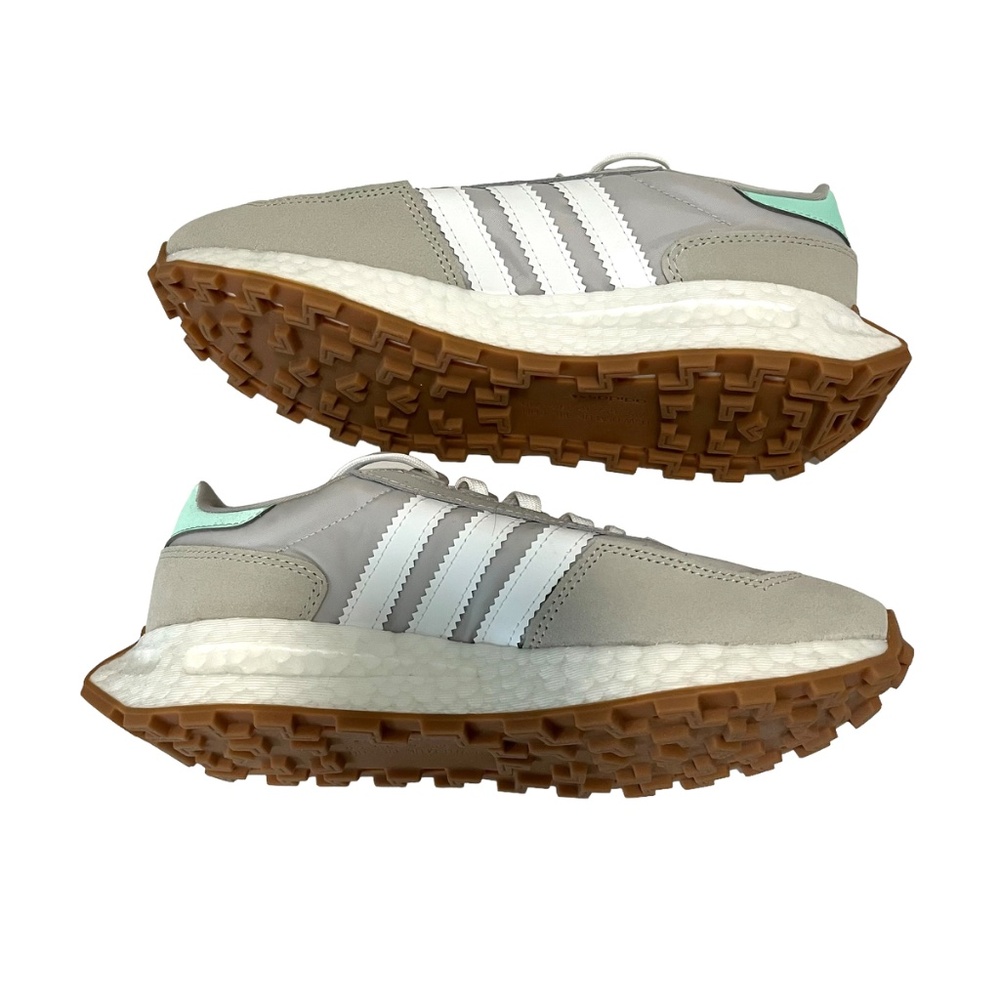 Adidas Retropy E5W Sneakers Gray One Cloud White Pulse Mint Size 7.5 NWT - Picture 5 of 12